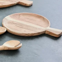 Cheap CASA ACACIA CHIC Piatto Con Manico Naturale