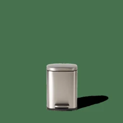 Clearance CASA ADELE Pattumiera A Pedale 5L Argentato