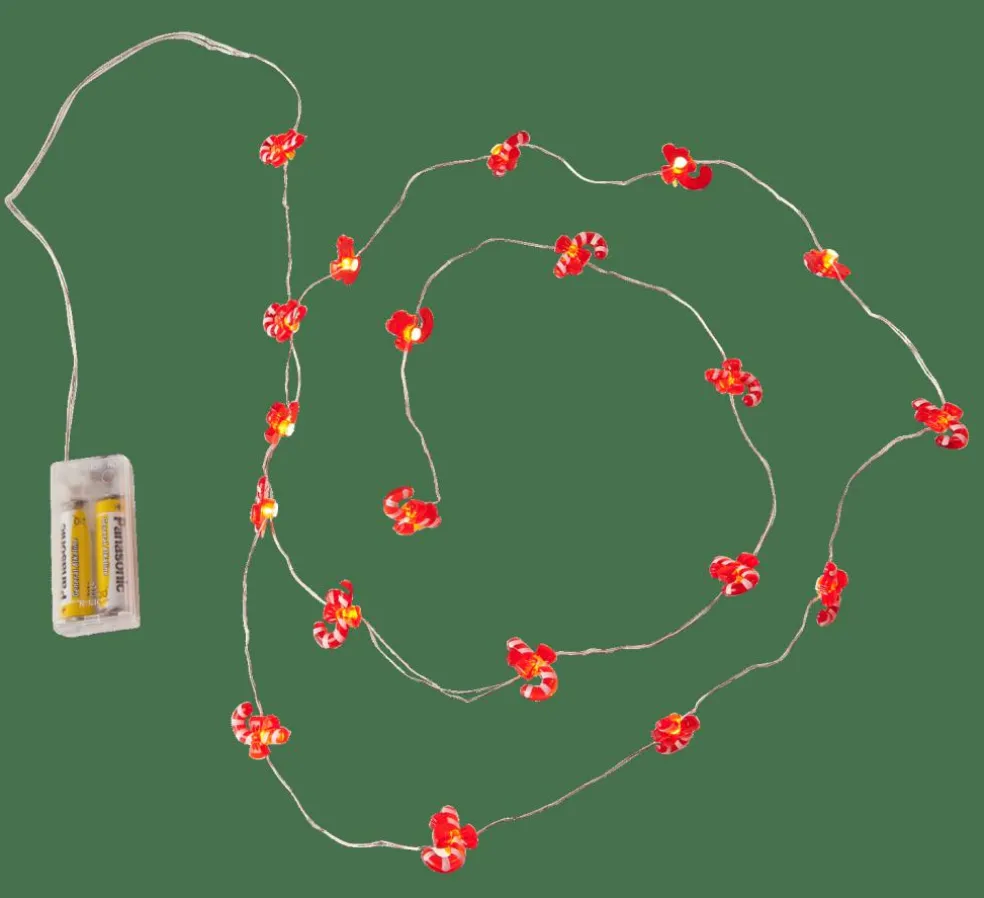 Cheap CASA ARO Filo Luminoso Con 20 Luci Led 2 Disegni Rosso, Verde