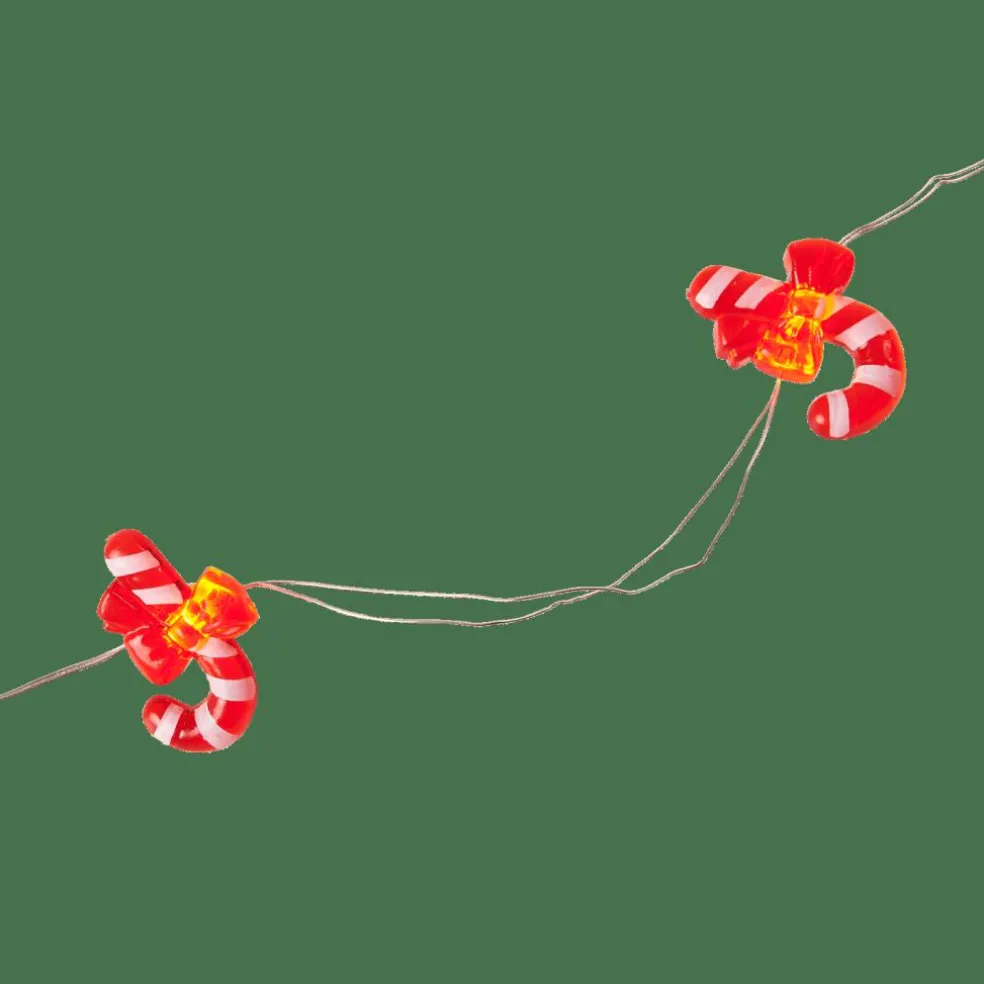 Cheap CASA ARO Filo Luminoso Con 20 Luci Led 2 Disegni Rosso, Verde