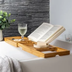 Flash Sale CASA BAMBOO Mensola Per Vasca Da Bagno Naturale