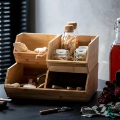 Store CASA BAMBOO Organizzatore Impilabile Naturale