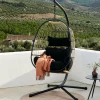 Cheap CASA BAZAI Sedia Sospesa Con Supporto Nero