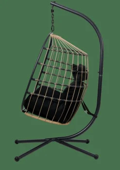 Cheap CASA BAZAI Sedia Sospesa Con Supporto Nero