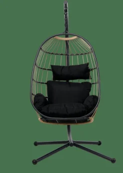 Cheap CASA BAZAI Sedia Sospesa Con Supporto Nero