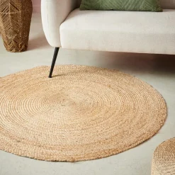 Best CASA BRAID Pouf Naturale