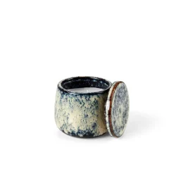 Hot CASA CERAMIC Candela In Vaso Blu