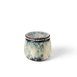 Hot CASA CERAMIC Candela In Vaso Blu