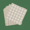 Best Sale CASA CHECK SAND Set Di 20 Tovaglioli Beige