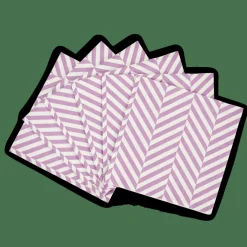Best Sale CASA CHEVRON Set Di 20 Tovaglioli Viola