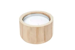 Clearance CASA CITRONELLA WOOD Candela Da Esterni Bianco