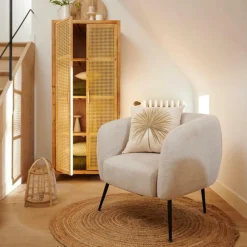 Outlet CASA DAVI Poltrona Bianco Antico