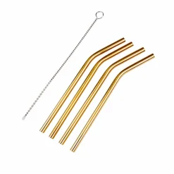 Clearance CASA FANCY Cannucce Con Spazzola Dorato