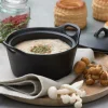 Outlet CASA FERO Cocotte Con Coperchio 40 CL Nero