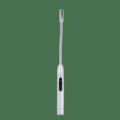 New CASA FLAME Accendino A Gas Flessibile Argentato