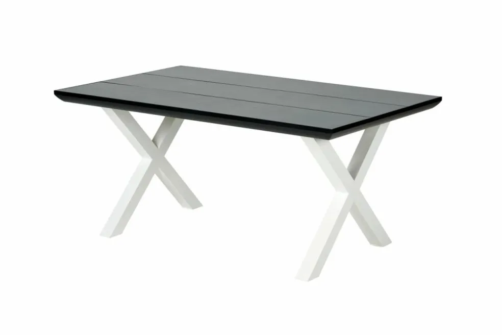 Fashion CASA FORMAX Tavolo Da Giardino Con Gambe X Nero/bianco