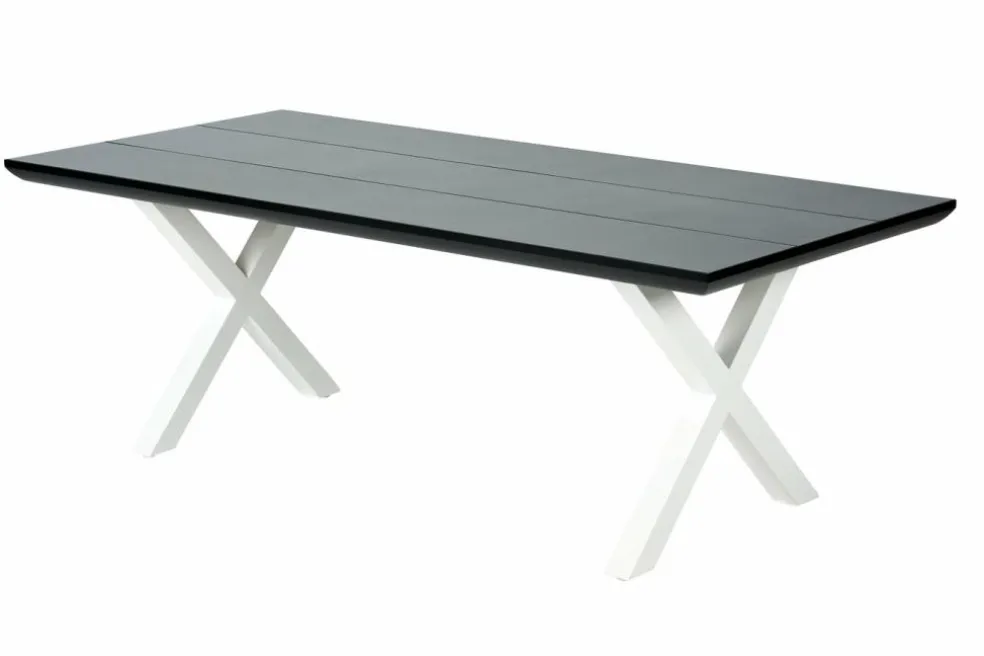Store CASA FORMAX Tavolo Da Giardino Con Gambe X Nero/bianco