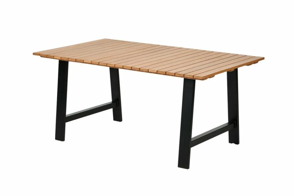 Outlet CASA FORMAX Tavolo Da Giardino Con Gambe A Naturale/nero