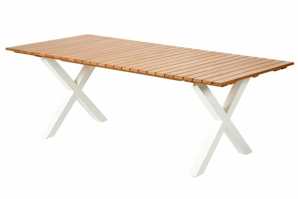 Best Sale CASA FORMAX Tavolo Da Giardino Con Gambe X Naturale/bianco