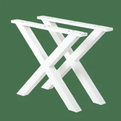 Best Sale CASA FORMAX Tavolo Da Giardino Con Gambe X Naturale/bianco