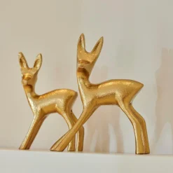 Best CASA GOLDY Decorativo Cervo Dorato