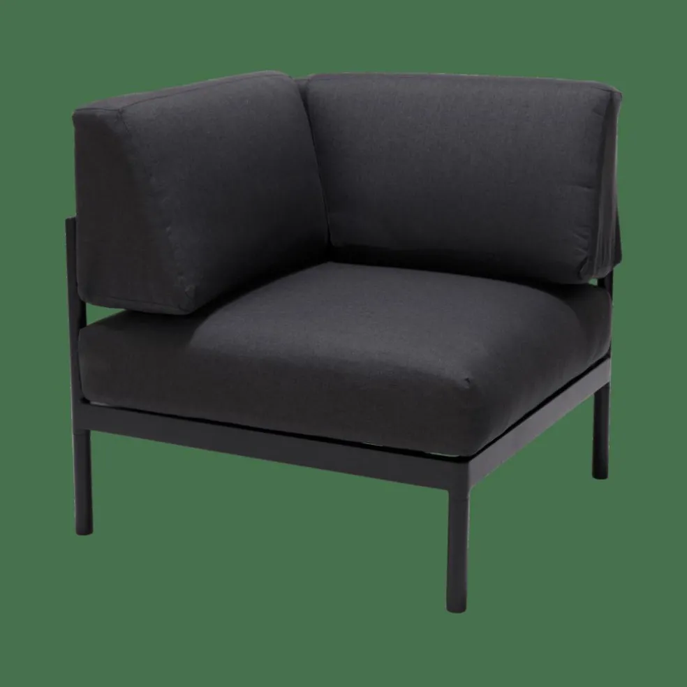 Sale CASA HANNA Lounge Poltr Ad Angolo Nero