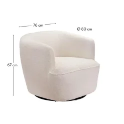 Discount CASA HARVEY Poltrona Bianco