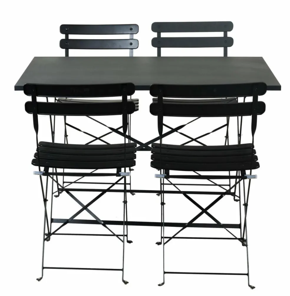 Cheap CASA IMPERIAL Set Bistro Rettangolare Nero