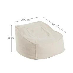Best CASA JACKI Poltrona A Sacco Bianco