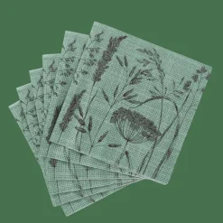 New CASA LOLIUM GREEN Set Di 20 Tovaglioli Verde