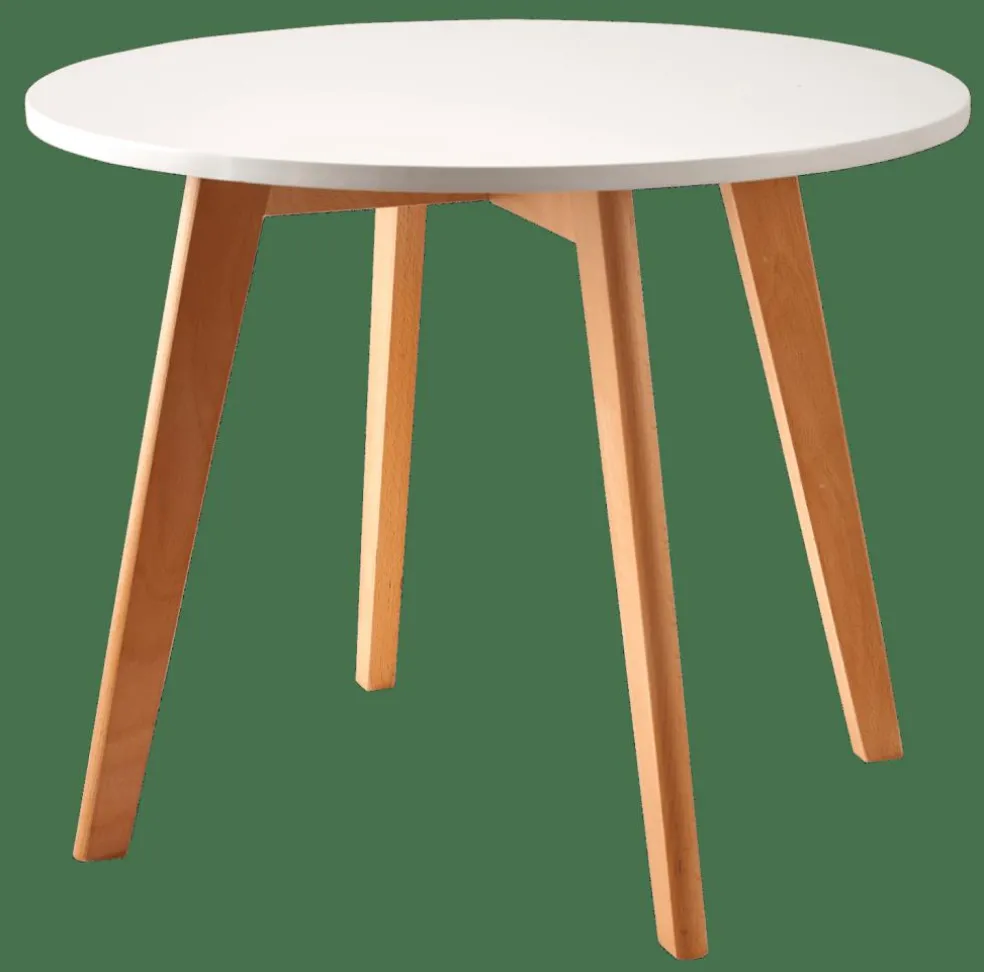 Discount CASA MATHIAS Tavolo Per Bambini Con 2 Sedie Naturale/bianco