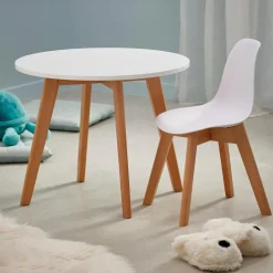 Cheap CASA MATHIAS Tavolo Per Bambini Bianco, Naturale