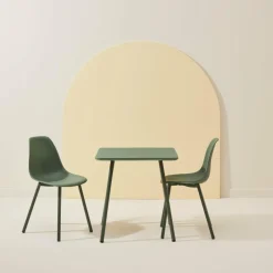 Discount CASA MIKA Tavolo Per Bambini Con 2 Sedie Verde