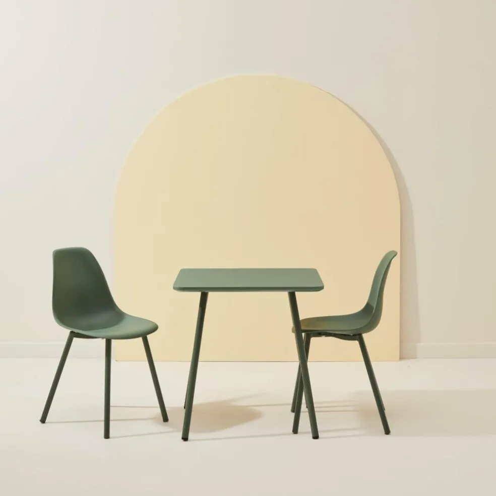 Discount CASA MIKA Tavolo Per Bambini Con 2 Sedie Verde