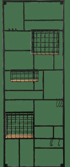 Best CASA MODULAR Organiser Da Parete Nero