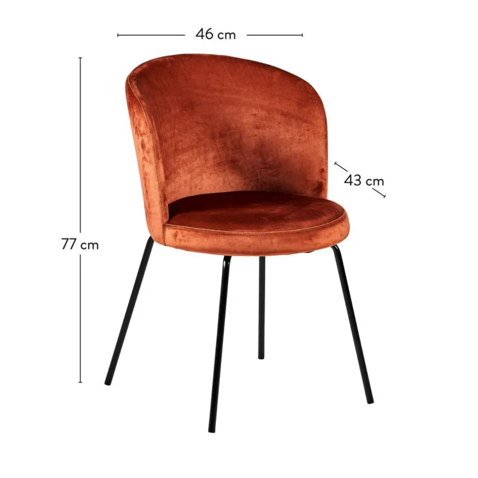 Shop CASA OLIVIER Sedia Da Tavolo MARR Marrone
