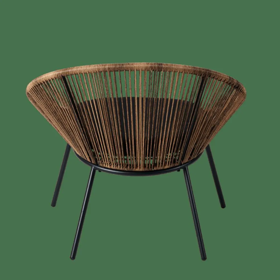 Fashion CASA PAPAYO Sedia Lounge Con Cuscino Naturale