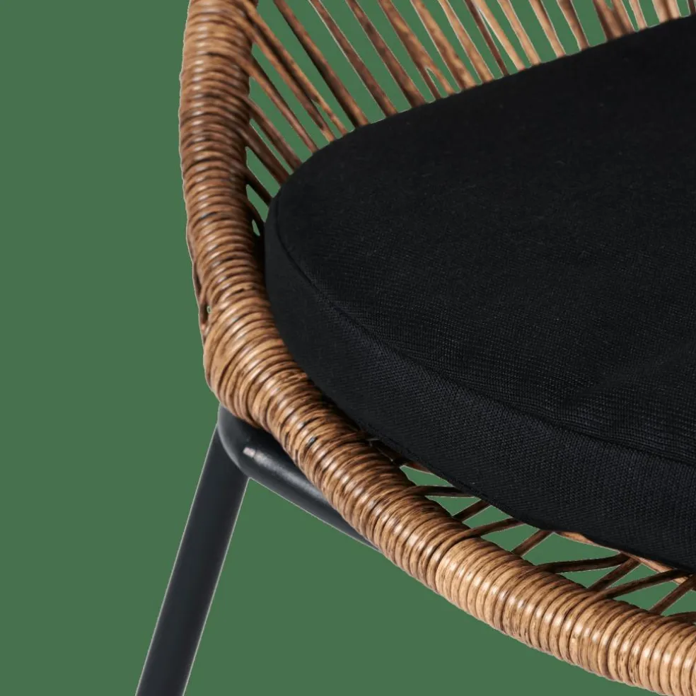 Fashion CASA PAPAYO Sedia Lounge Con Cuscino Naturale