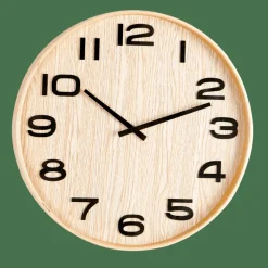 Outlet CASA PLYWOOD Orologio Da Parete Naturale