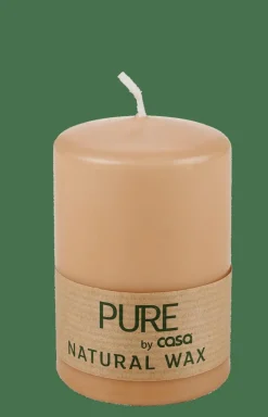 Discount CASA PURE Candela A Cilindro Beige