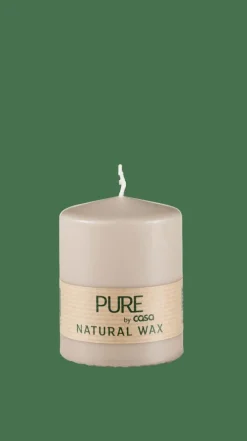 Clearance CASA PURE Candela Cilindrica Grigio