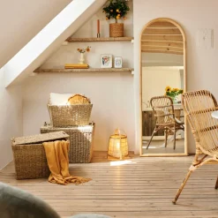 Online CASA RUBBERWOOD Specchio Naturale