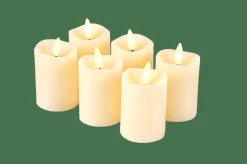 Cheap CASA RUSTIC Candele Led Set Da 6 Avorio