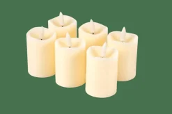 Cheap CASA RUSTIC Candele Led Set Da 6 Avorio