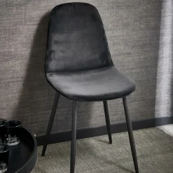 Outlet CASA SILKE Sedia Da Tavolo Nero