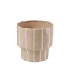 Best Sale CASA STRIPES Vaso Da Fiori Sabbia