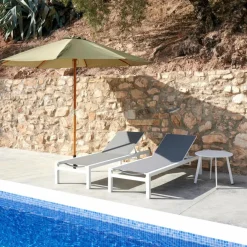 Online CASA SYDNEY Lettino Set Di 2 Bianco