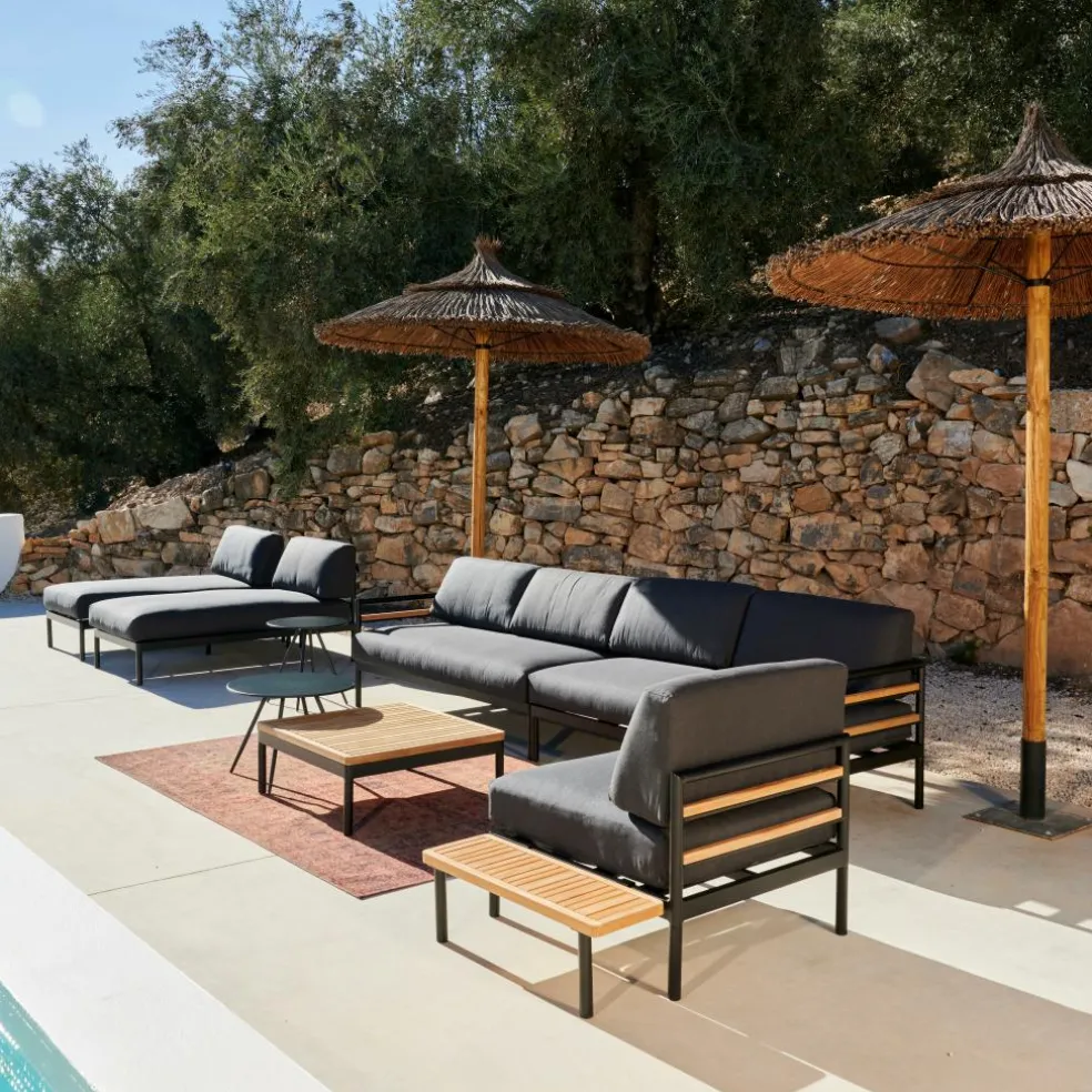 Outlet CASA TEAK LUXE Lettino Naturale