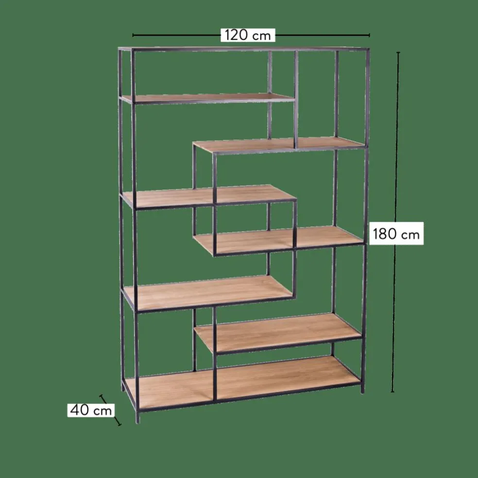 Shop CASA TRAPP Scaffale Da Parete Nero