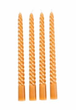 Store CASA TWIST Candele Intrecciate Set Di 4 Rosa